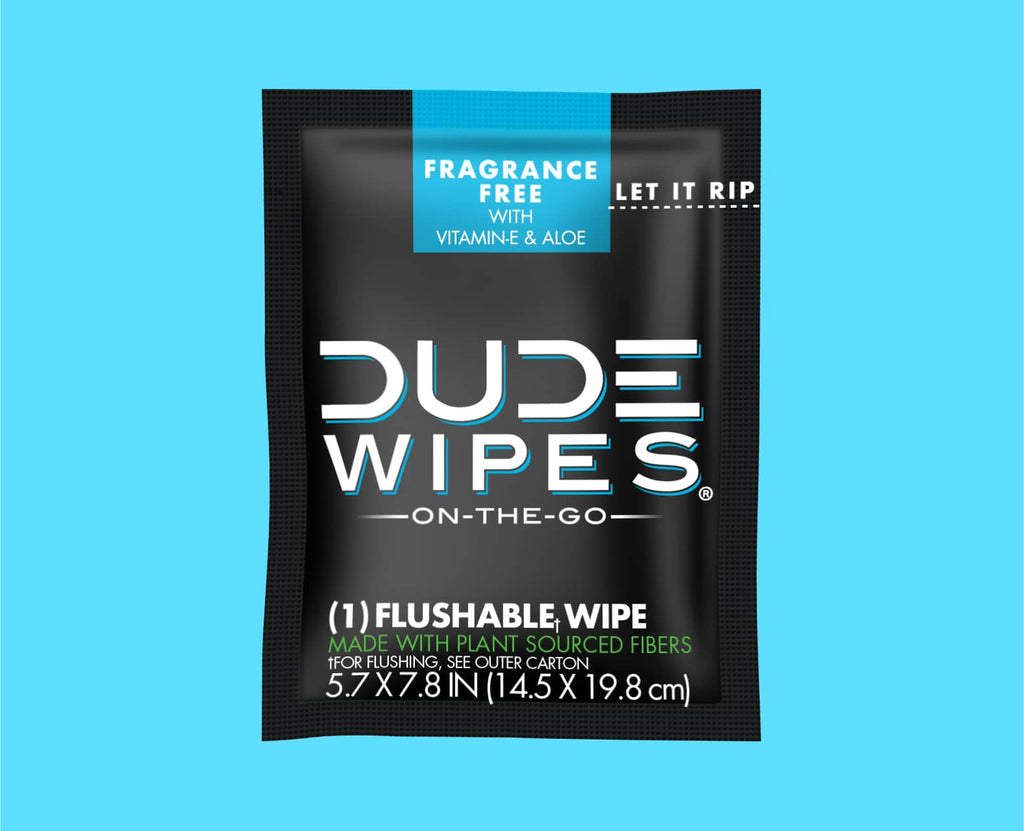 DUDE PRODUCTS - DUDE WIPES 30pk Single Flushable Wipes For Travel